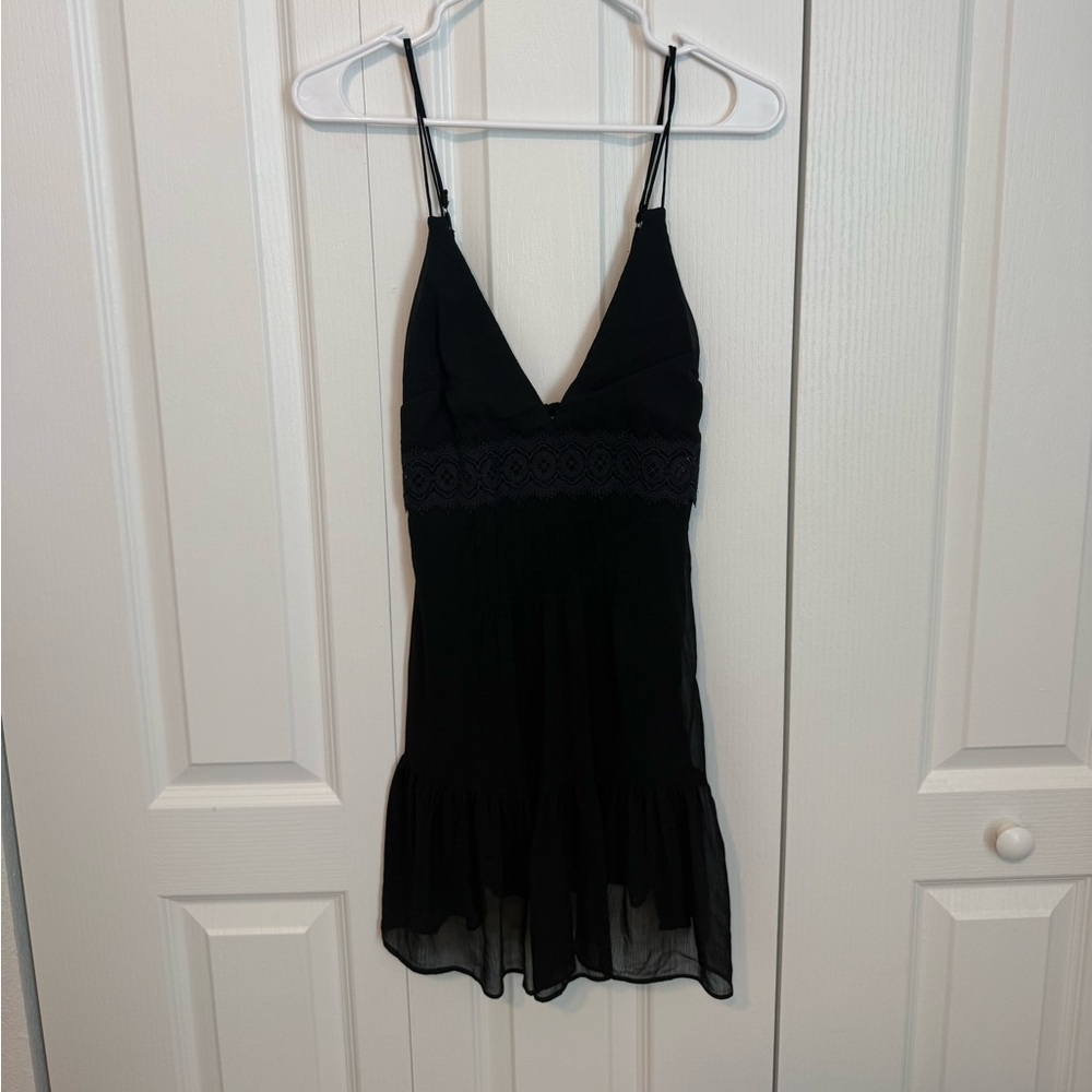 Abercrombie & Fitch Black Strappy Top